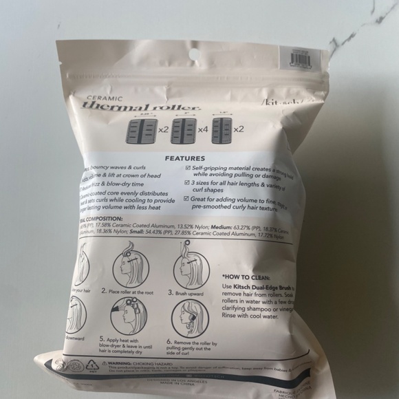 NWOT in package heatless rollers multi size - Picture 3 of 3